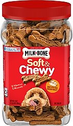 Milk-Bone Soft & Chewy Chicken Recipe Dog Treats, 25-oz tub slide 1 of 6