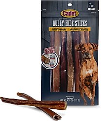 Cadet Bully Hide Sticks Dog Chews, Large, 7 count
