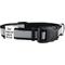 Show in main carousel: GoTags Reflective Adjustable Personalized Nameplate Dog Collar, Black, Large: 18 to 26-in neck, 1-in wide slide 1 of 8