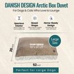 Show in main carousel: DANISH DESIGN Arctic Box Duvet Dog & Cat Bed, Grey, Large slide 2 of 6