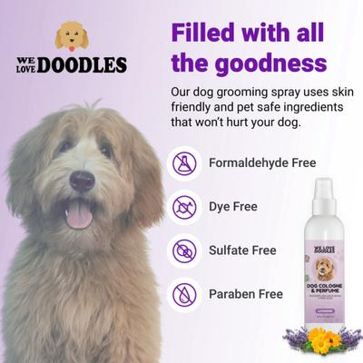 Show full view: We Love Doodles Dog Cologne Spray, Lavender Scent, 8-fl oz bottle slide 6 of 8