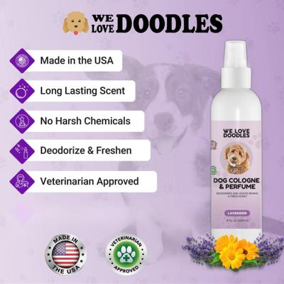 Show full view: We Love Doodles Dog Cologne Spray, Lavender Scent, 8-fl oz bottle slide 3 of 8