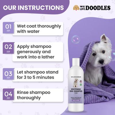 Show full view: We Love Doodles Whitening Dog Shampoo, 16-fl oz bottle slide 5 of 7