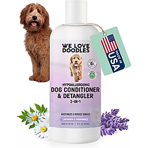 We Love Doodles 4-in-1 Dog Conditioner & Detangler, 16-fl oz bottle