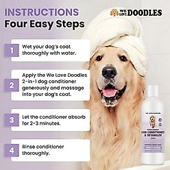 We Love Doodles 4-in-1 Dog Conditioner & Detangler, 16-fl oz bottle slide 2 of 5