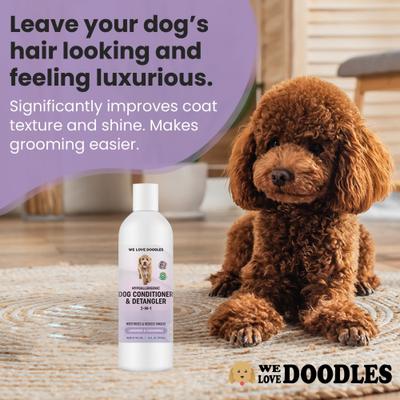 Show full view: We Love Doodles 4-in-1 Dog Conditioner & Detangler, 16-fl oz bottle slide 4 of 7