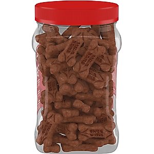Milk-Bone Soft & Chewy Beef & Filet Mignon Recipe Dog Treats, 25-oz tub