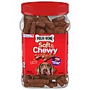 Milk-Bone Soft & Chewy Beef & Filet Mignon Recipe Dog Treats, 25-oz tub