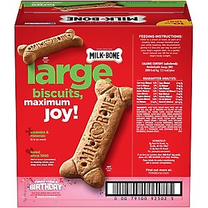Milk-Bone Original Large Biscuit Dog Treats, 10-lb box