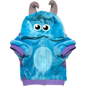 Disney I am Sulley Fuzzy Hoodie, Blue, Small