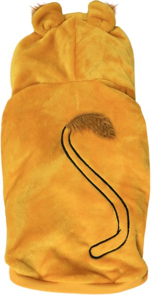 Show full view: Disney I am Simba Fuzzy Hoodie, Gold, Medium slide 3 of 3