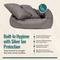Show in main carousel: DANISH DESIGN Anti-Bacterial Snuggle Dog & Cat Bed, Grey, Small slide 3 of 7