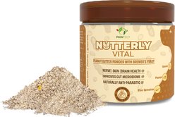 Pawfect Nutterly Vital All Natural Grain-Free Peanut Butter Powder with Brewer's Yeast Dog Food Topper, 8.81-oz jar