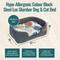 Show in main carousel: DANISH DESIGN Hypo-Allergenic Colour Block Steel Lux Slumber Dog & Cat Bed, Steel, Medium slide 2 of 8
