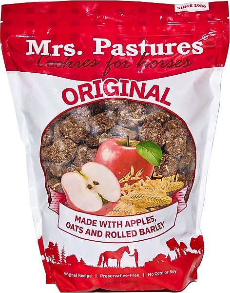Show full view: Mrs. Pastures Horse Cookies All-Natural Apple Horse Treats, 5-lb bag slide 1 of 5