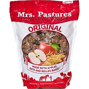 Mrs. Pastures Horse Cookies All-Natural Apple Horse Treats, 5-lb bag