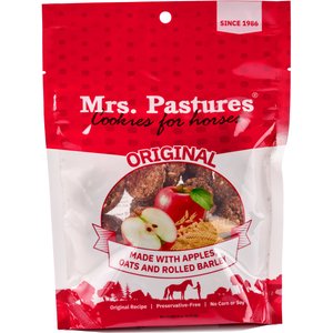 Mrs. Pastures Horse Cookies All-Natural Apple Horse Treats, 8-oz bag