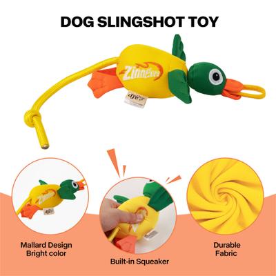 Show full view: allforpaws Chill Out Zingers Flying Mallard Dog Toy slide 3 of 8
