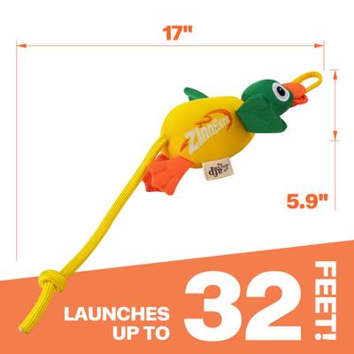 Show full view: allforpaws Chill Out Zingers Flying Mallard Dog Toy slide 6 of 8