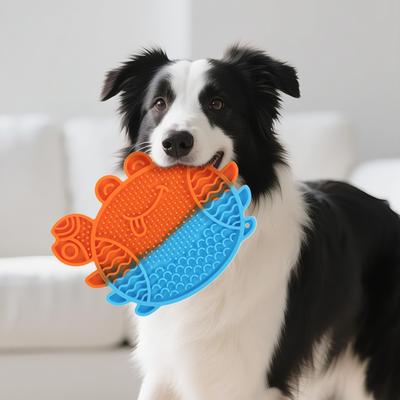 Show full view: allforpaws Chillout Lick'A'Crab Cat Toy, Orange/Blue slide 7 of 7