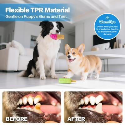 Show full view: allforpaws Chill Out Double Chill Dog Toy slide 7 of 11