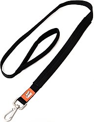 Canny Standard Dog Leash for use with Canny Collar, Black, 1-in wide