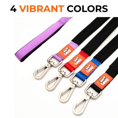 Show full view: Canny Standard Dog Leash for use with Canny Collar, Red, 0.5-in wide slide 6 of 7