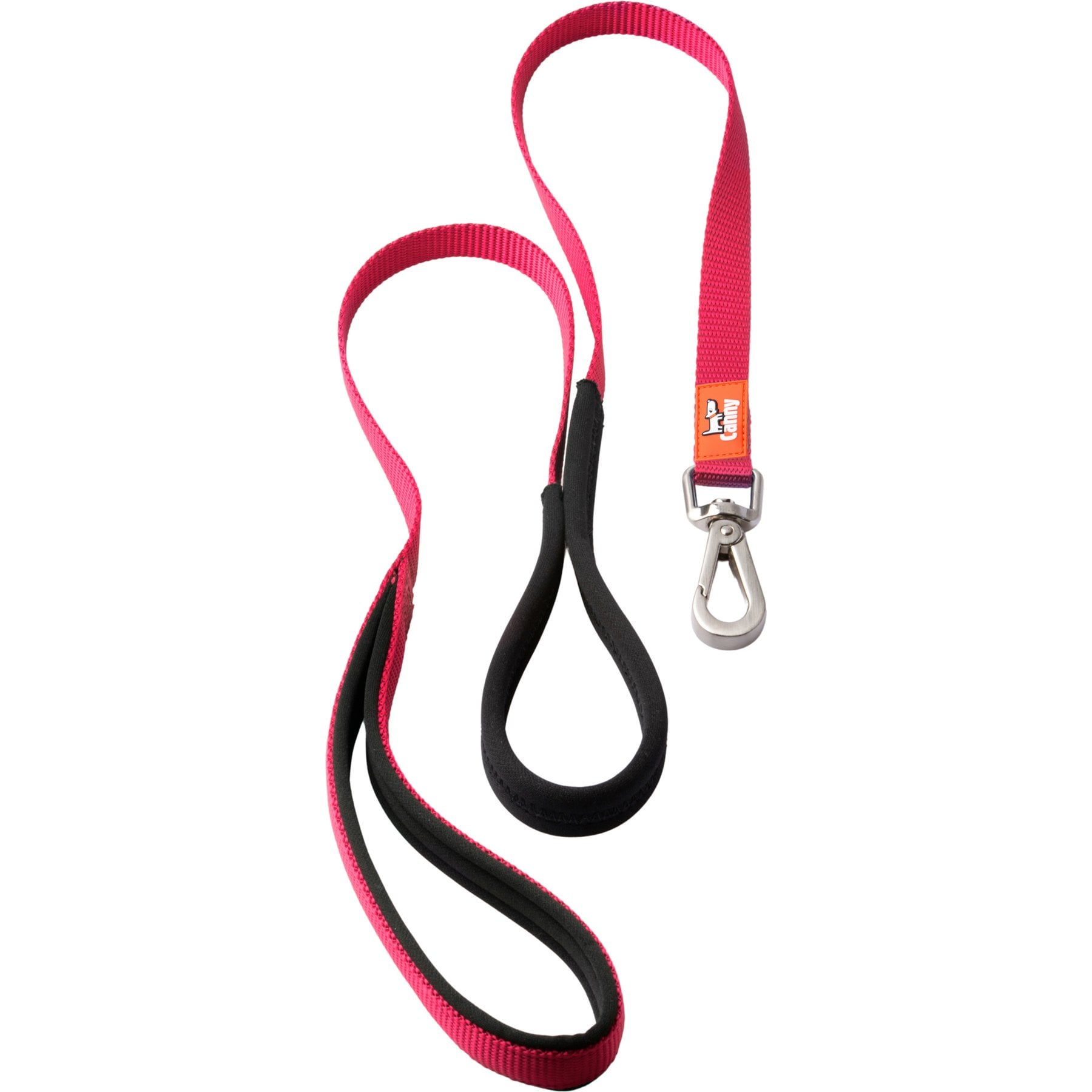 Canny Standard Dog Leash for use with Canny Collar, Red, 0.5-in wide