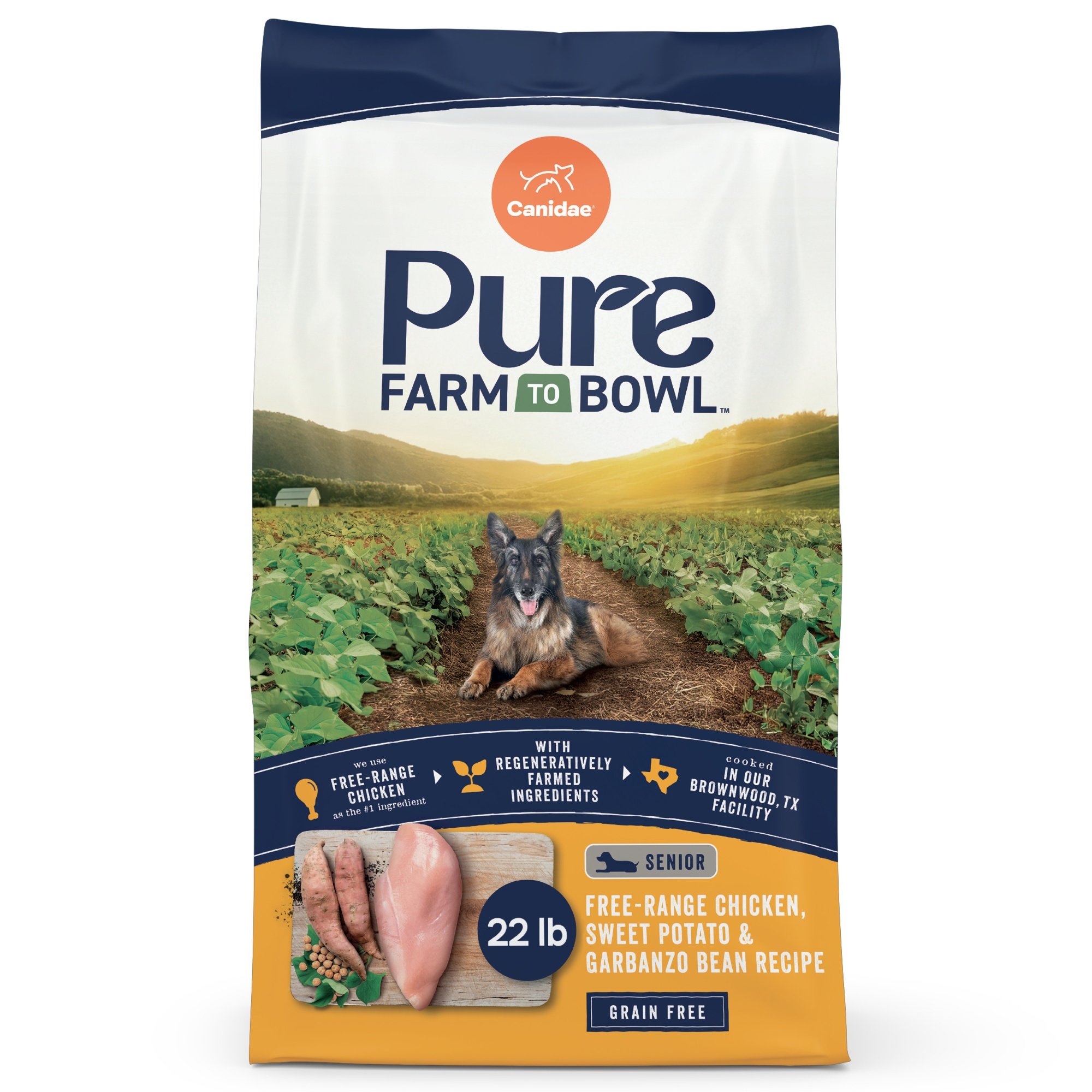 Grain-Free PURE Senior Limited Ingredient Chicken, Sweet Potato & Garbanzo Bean Recipe Dry Dog Food