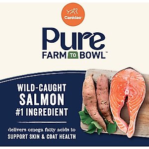 Canidae Pure Farm to Bowl Wild-Caught Salmon & Sweet Potato Recipe Dry Dog Food, 22-lb bag