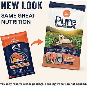 Canidae Pure Farm to Bowl Wild-Caught Salmon & Sweet Potato Recipe Dry Dog Food, 22-lb bag