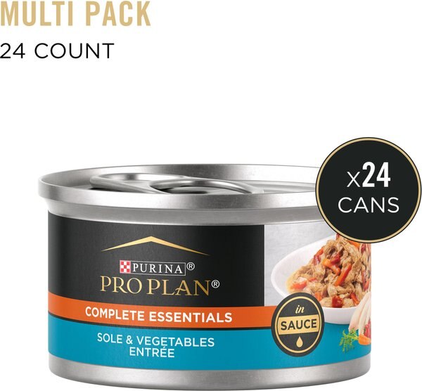 Purina Pro Plan Adult Sole & Vegetable Entree in Sauce Canned Cat Food