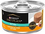 Purina Pro Plan Kitten Classic Chicken & Liver Entree Canned Cat Food, 3-oz, case of 24