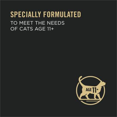 Show full view: Purina Pro Plan Focus Adult 11+ Classic Salmon & Tuna Entree Canned Cat Food, 3-oz, case of 24 slide 5 of 11