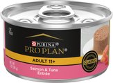 Purina Pro Plan Focus Adult 11+ Classic Salmon & Tuna Entree Canned Cat Food, 3-oz, case of 24