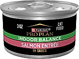 Purina Pro Plan Focus Adult Indoor Care Salmon & Rice Entree in Sauce Canned Cat Food, 3-oz, case of 24
