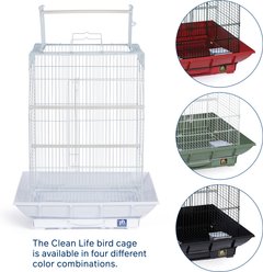 Prevue Pet Products Clean Life Playtop Bird Cage, Green slide 2 of 2