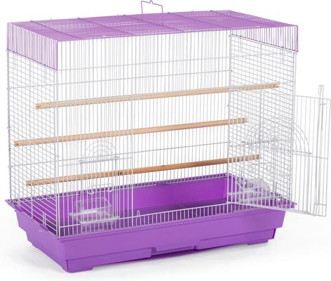 Show full view: Prevue Pet Products Flight Bird Cage, Purple/White slide 3 of 4