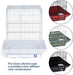 Prevue Pet Products Clean Life Bird Cage, Red slide 2 of 2