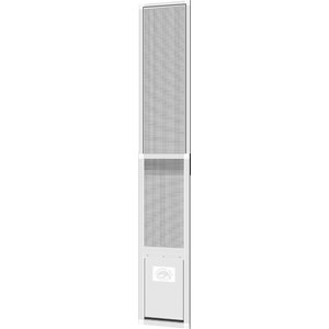 Hakuna Pets All-Weather Patio Pet Door, White, Large