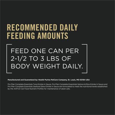 Show full view: Purina Pro Plan Seafood Favorites Variety Pack Canned Wet Cat Food, 3-oz, case of 24 slide 10 of 13