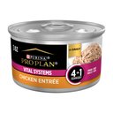 Purina Pro Plan Vital Systems Chicken Entree in Wet Cat Food Gravy, 3-oz can, case of 24