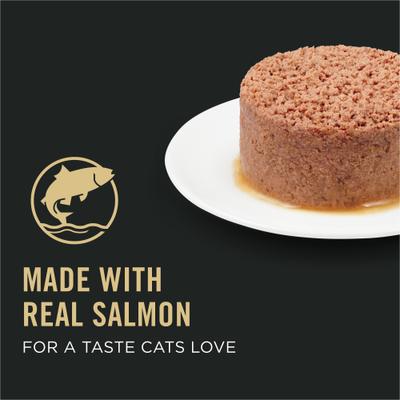 Show full view: Purina Pro Plan Vital Systems 4-in-1 Salmon Pate Wet Cat Food, 3-oz can, case of 24 slide 4 of 11