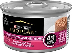 Purina Pro Plan Vital Systems 4-in-1 Salmon Pate Wet Cat Food, 3-oz can, case of 24