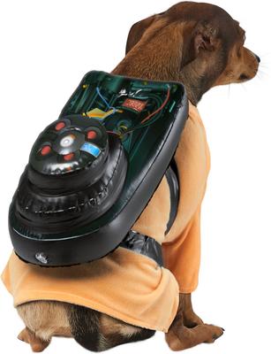 Show full view: Rubie's Costume Company Ghostbuster Jumpsuit Dog & Cat Costume, Small slide 4 of 9