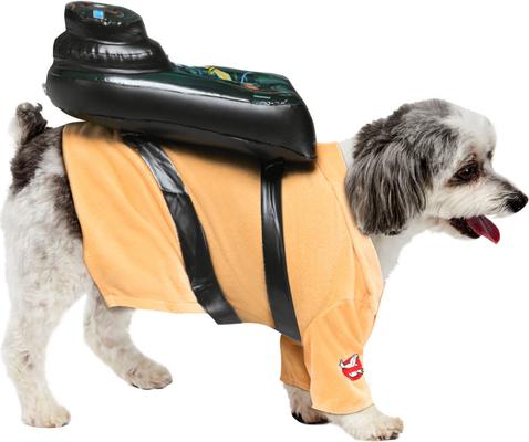 Show full view: Rubie's Costume Company Ghostbuster Jumpsuit Dog & Cat Costume, Small slide 3 of 9