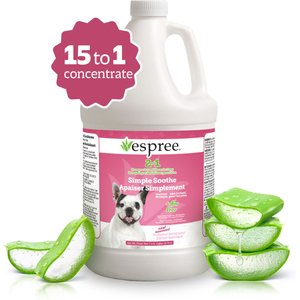 Espree Simple Soothe Oatmeal Dog Shampoo & Conditioner with Baking Soda, Fresh Scent, 1-gal bottle