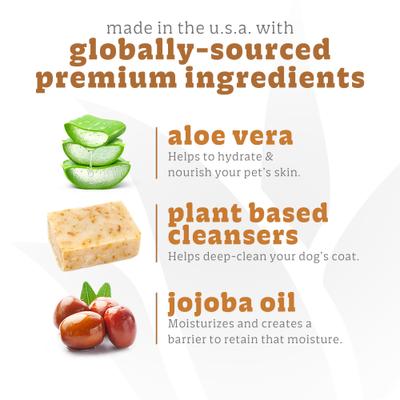 Show full view: Espree Wavy Curly Coat Aloe Vera Dog Shampoo & Conditioner, 1-gal bottle slide 4 of 7