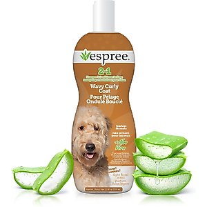 Espree Wavy Curly Coat Aloe Vera Dog Shampoo & Conditioner, 20-oz bottle