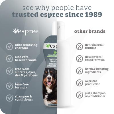 Show full view: Espree Intense Charcoal Odor Neutralizer Dog Shampoo & Conditioner, 20-oz bottle slide 6 of 9